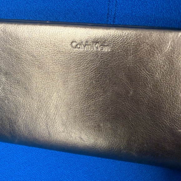Calvin Klein Metallic Bronze Clutch - Picture 4 of 16